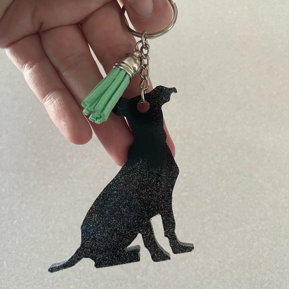**SPECIAL DEAL** Handmade Terrier/Jack Russell Keychain -Please read description - Picture 2 of 3
